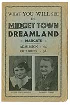 Dreamland, programme for Midget Town, 1930s | Margate History